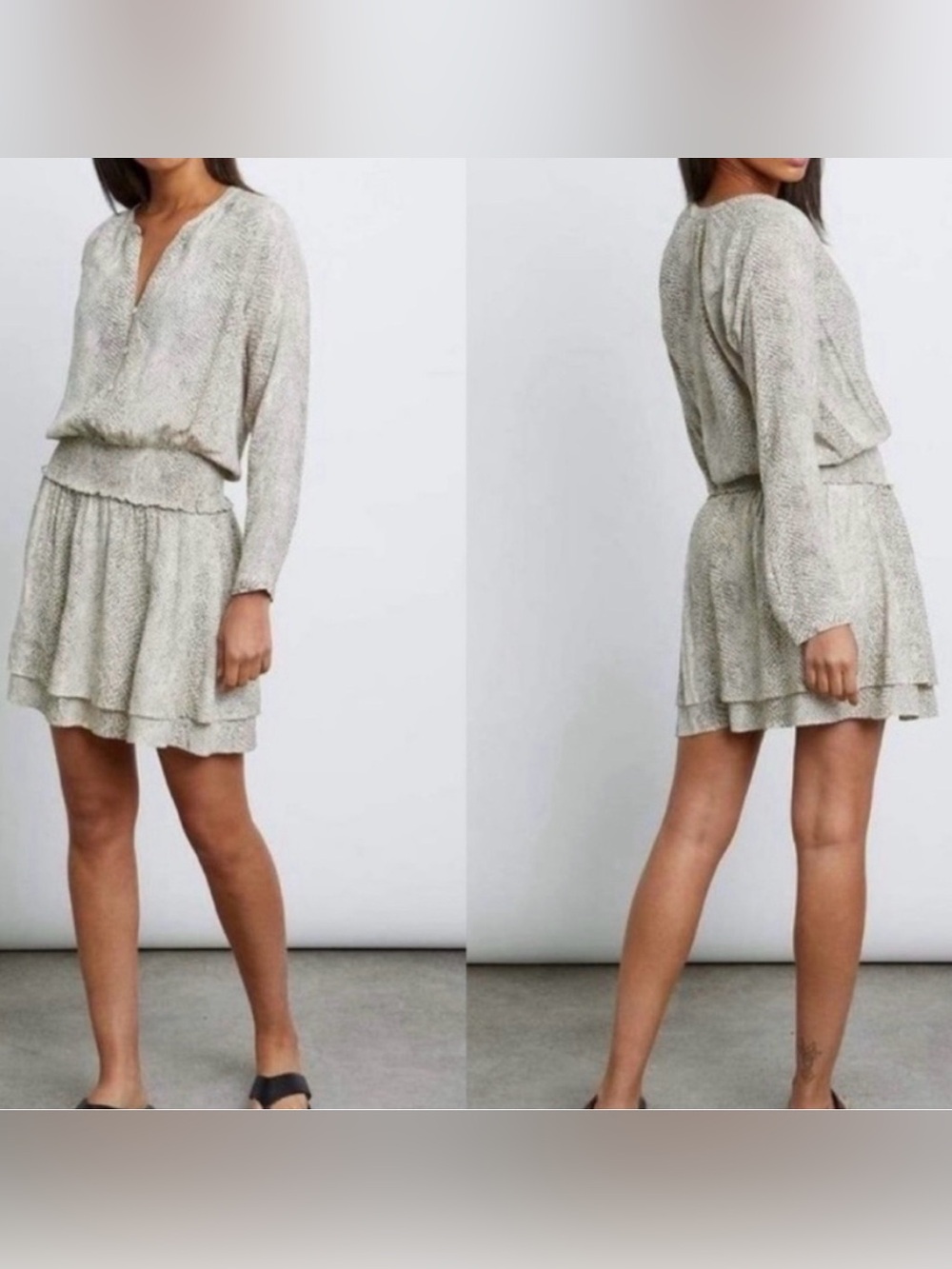 Rails JASMINE DRESS CREAM SNAKE Women’s Dress Size XS